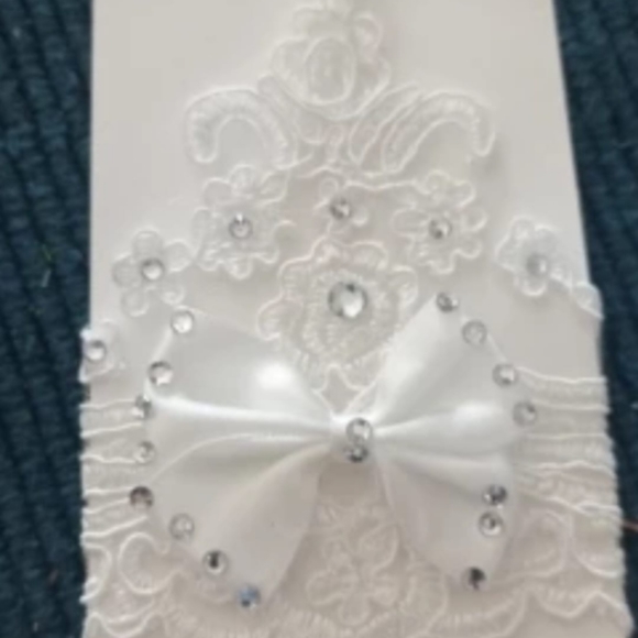 Woman Fingerless Beaded Lace Beaded Wedding - Picture 4 of 4